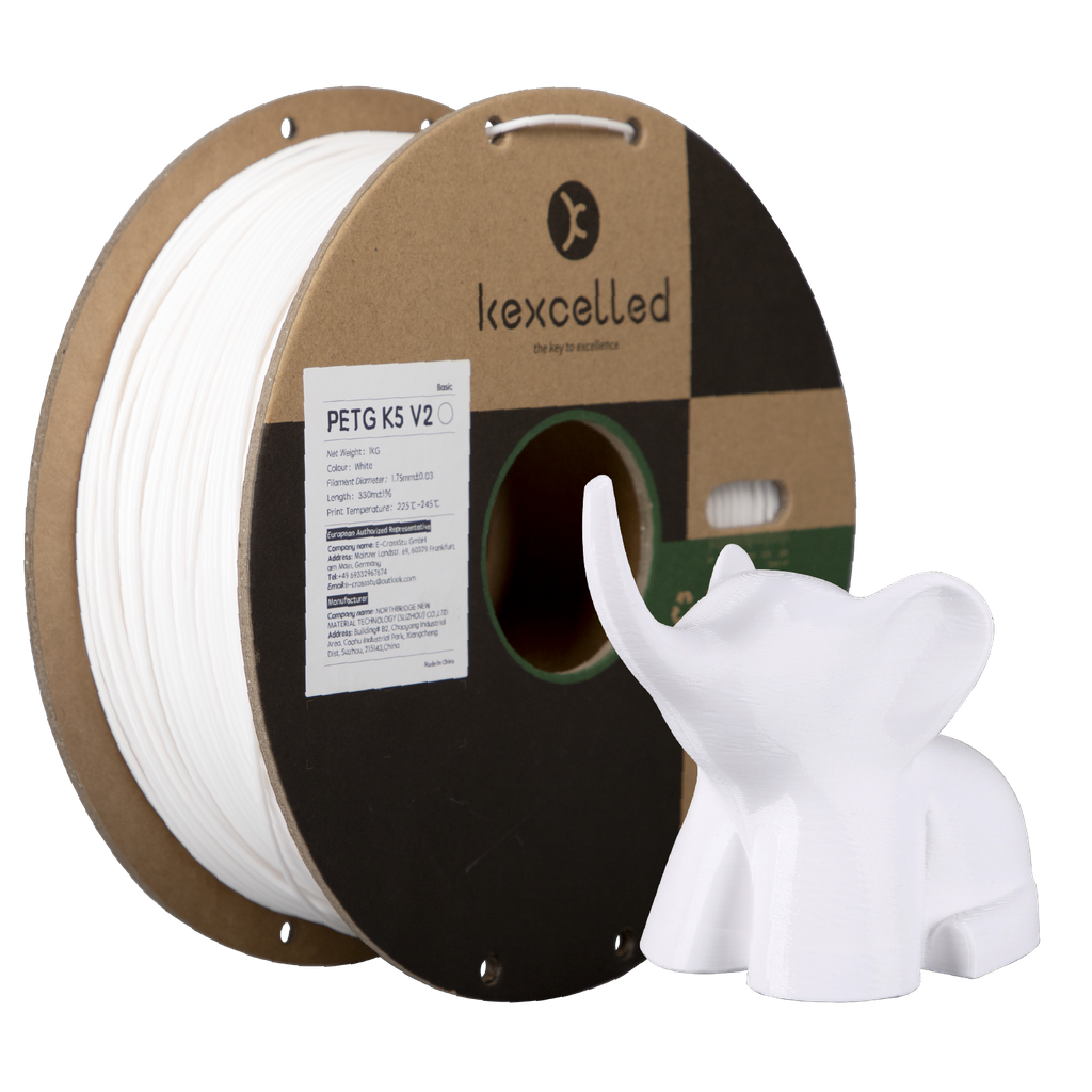 PETG K5 V2-1.75-WHT-1KG