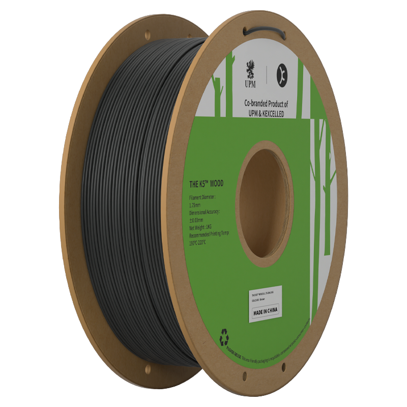 (Wood Fiber)THE K5™ WOOD-1.75-BLK-1KG