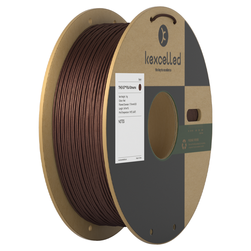 THE K5™ PLA Streams-1.75-RED-1KG